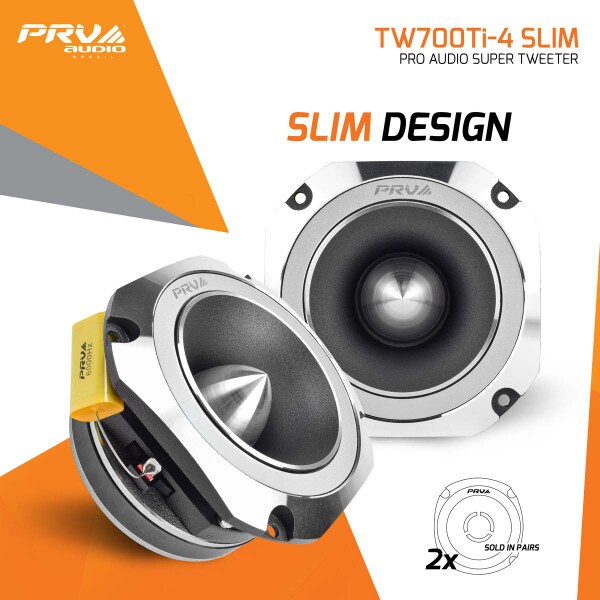 Main product image for PRV Audio TW700Ti-4-SLIM Super Tweeter 4 Ohm Slim Version Pair294-3446